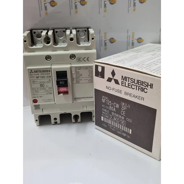 NFB / No Fuse Circuit Breaker NF125-CW 3P 80A