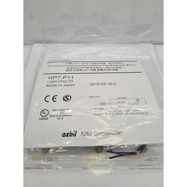 Photoelectric Switches Azbil HP7-11 30 Vdc 