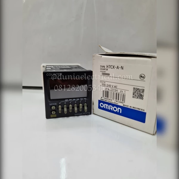 Digital Counter Omron H7CX-A-N 99999 220 Vac