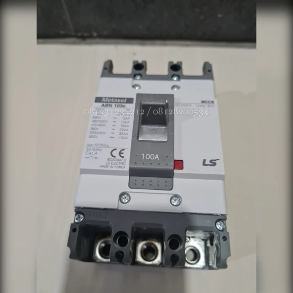 MCCB / Mold Case Circuit Breaker LS ABN 103c 3P 100A 