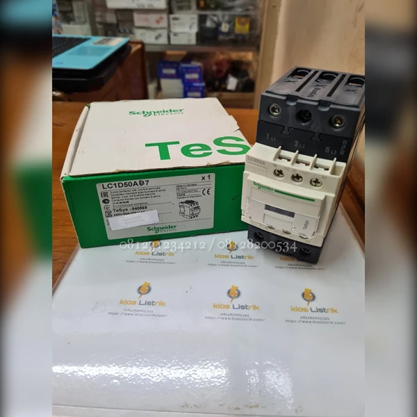 Magnetic Contactor AC Schneider LC1D50AD7 80A 42 V