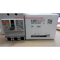 BW 125 JAG 100 A  3 Phase Fuji Electric MCCB / Mold Case Circuit Breaker Fuji Electric BW 125 JAG 100 A  3 Phase 