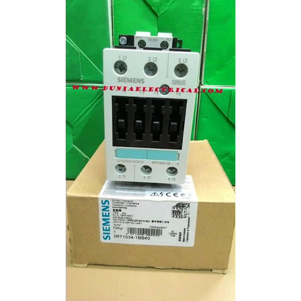 3RT1034- 1BB40 Siemens Magnetic Contactor AC 3RT1034- 1BB40 Siemens