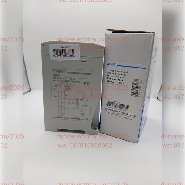 Phase Failure Relay Chint XJ3-D 380 Vac
