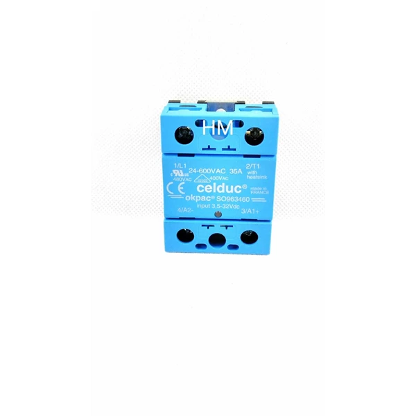 Solid State Rectifier Relay 35A 3.5- 32 Vdc  24- 600 Vac Celduc 