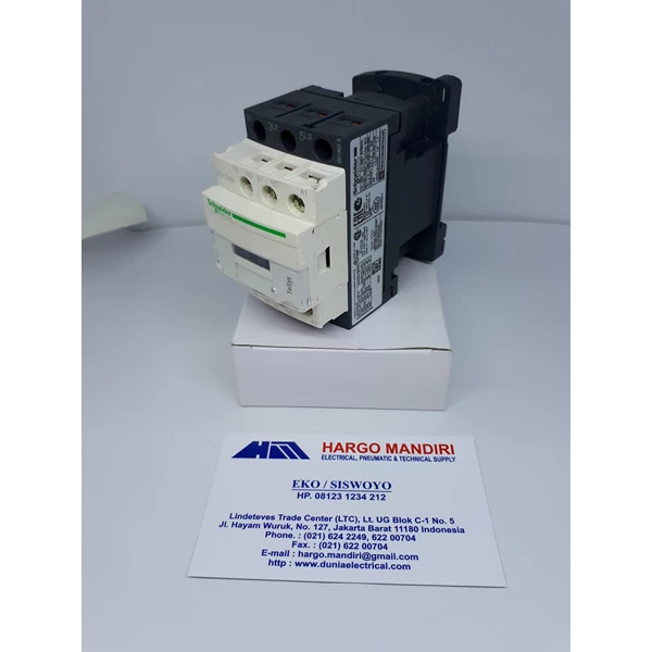 MAGNETIC CONTACTOR AC LC1D09Q7 SCHNEIDER 3 Phase 380 V 50 A