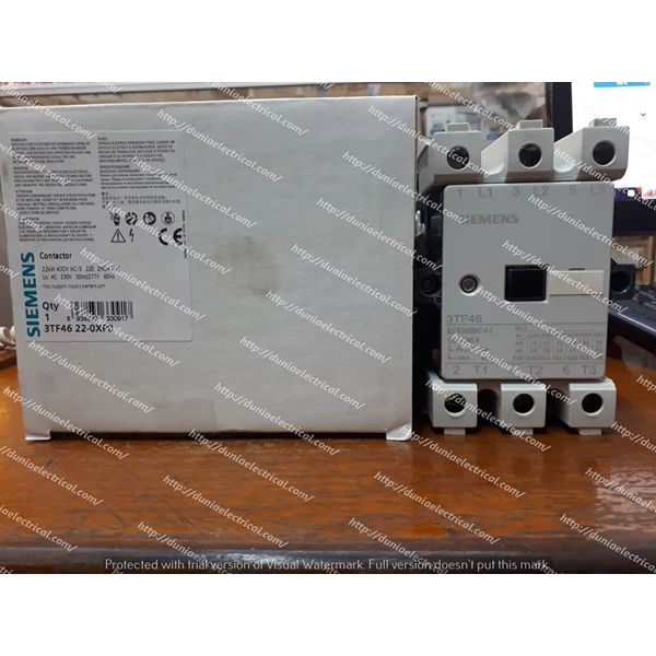 Siemens 3TF46 22-OXPO3 Magnetic Contactor AC TF46 22-OXPO 
