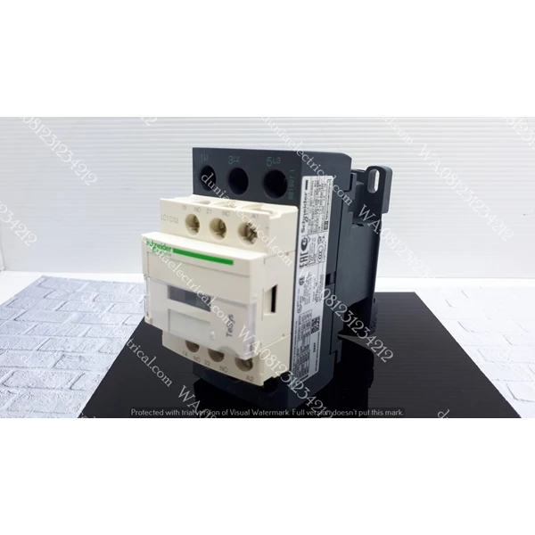 MAGNETIC CONTACTOR SCHNEIDER LC1D25F7 110 Vac 25 A 