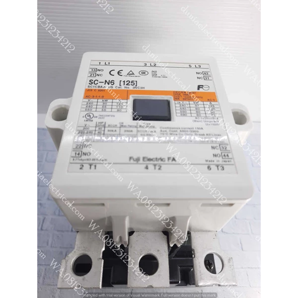 Magnetic Contactor SC-N6 220 V Fuji Electric 
