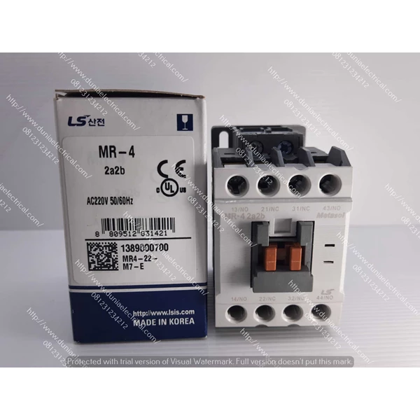 LS MR-4 220V Magnetic Contactor AC MR-4 LS 220 v