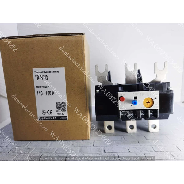 THERMAL OVERLOAD RELAY FUJI ELECTRIC TR-N7/3 110- 160A 