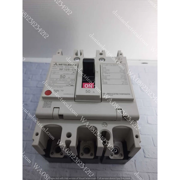 NFB / No Fuse Circuit Breaker NF125-CV MITHSUBISHI 50 A