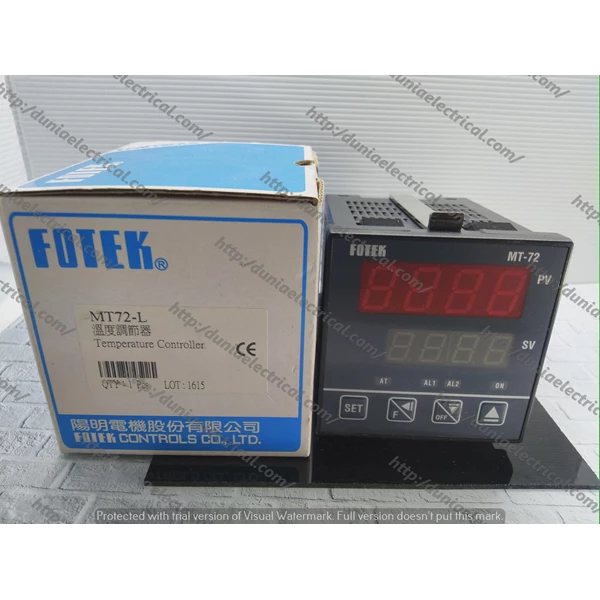 MT72-L Fotek Temperature Switch Fotek MT72-L 