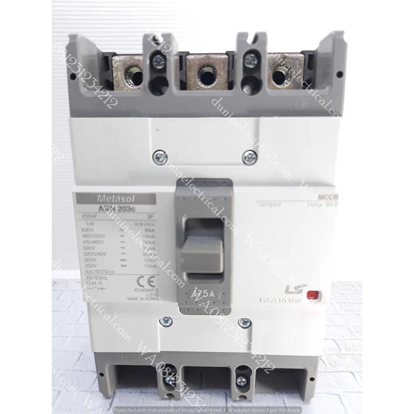 ABN 203 MCCB / Mold Case Circuit Breaker LS ABN 203