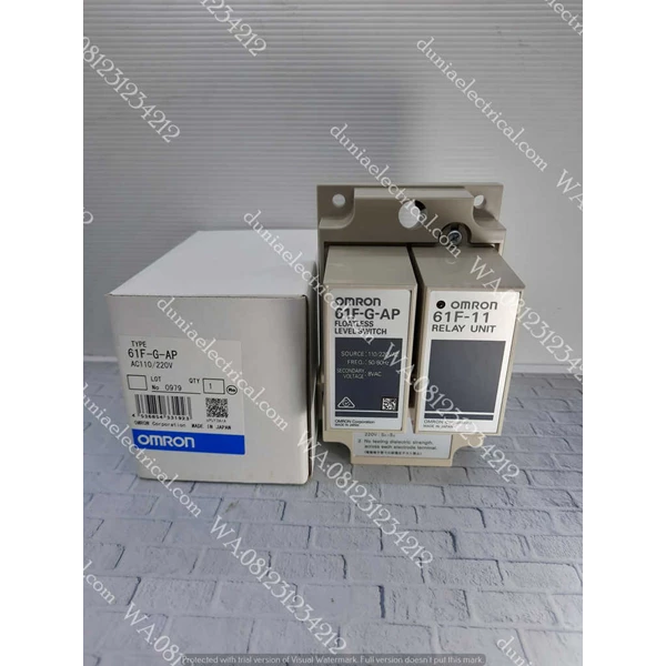 FLOATLESS WATER LEVEL SWITCH 61F-G-AP OMRON 