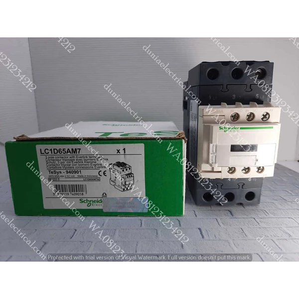 LC1D65AM7 SCHNEIDER Electric 220 Vac 80 A Magnetic Contactor AC