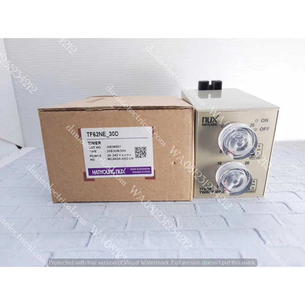 Timer Switch Twin Timer Hanyoung TF62NE- 30D 