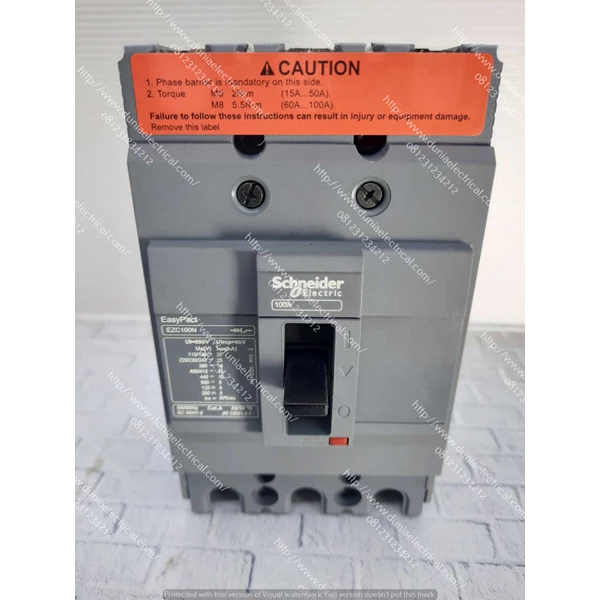 Schneider EZC100N 100A MCCB EZC100N 100A Mold Case Circuit Breaker