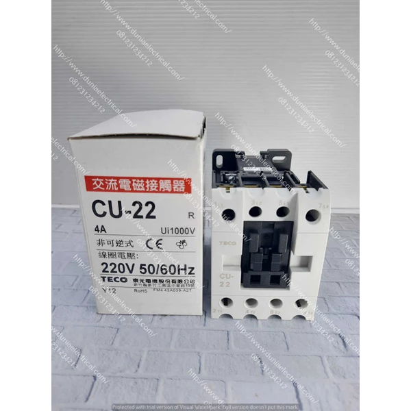 CU-22 Teco Magnetic Contactor AC TECO CU-22