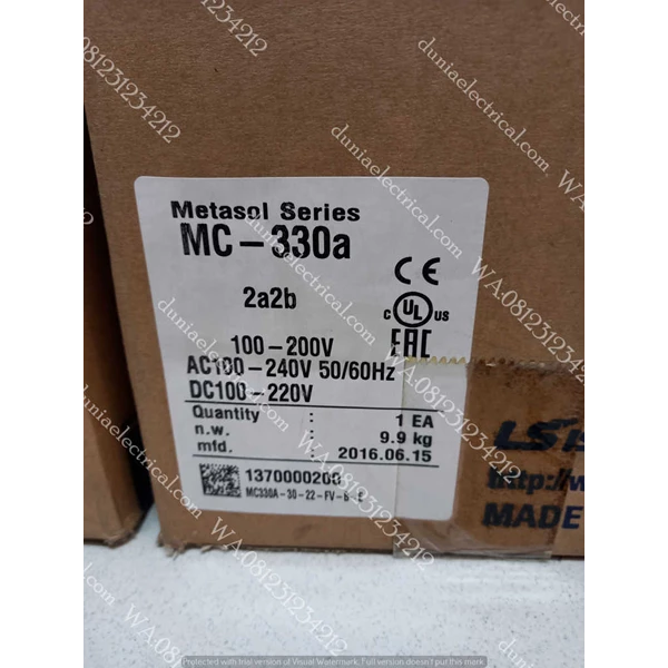 LS Magnetic Contactor AC LS MC-330a 