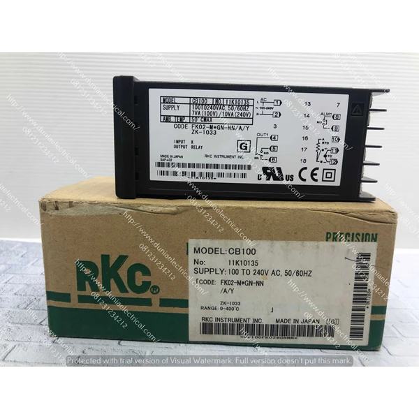 Temperature Switch Controller RKC CB100 FK02-M*GN-NN/A/Y 
