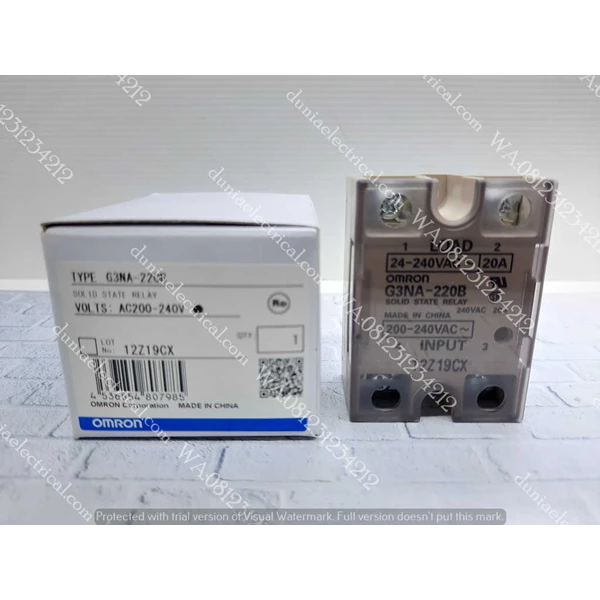 Solid State Relay Omron G3NA-220B Omron 20A  Volt : AC 200- 240