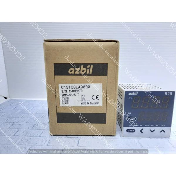 Azbil R15 C15TC0LA0000 Temperature Switch Controller Azbil R15 C15TC0LA0000 