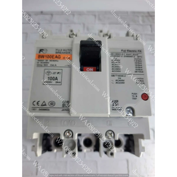 MCCB / Mold Case Circuit Breaker FUJI BW100EAG 3P 100A 
