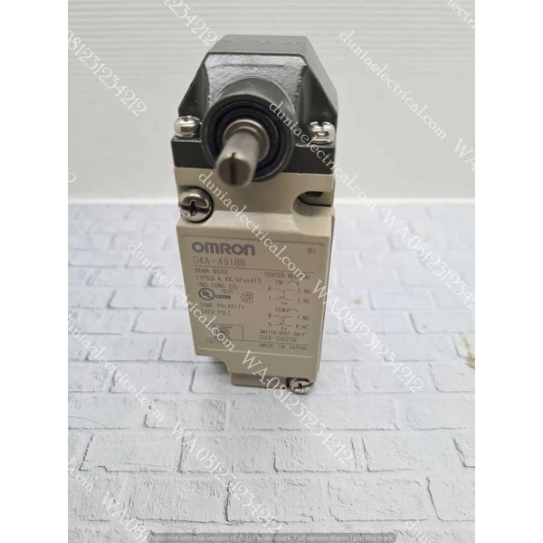 Limit D4A-4918N Omron Limit Switch Omron D4A-4918N 