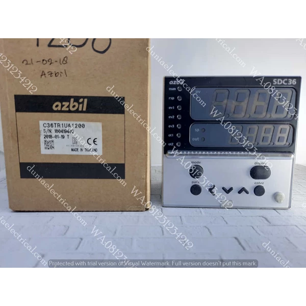 SDC36 C36TR1UA1200 Temperature Controller Switch  Azbil Yamatake SDC36 C36TR1UA1200