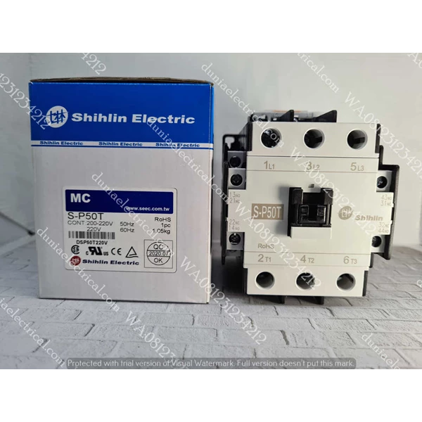 Shihlin Contactor Magnetic AC S-P50T Shihlin