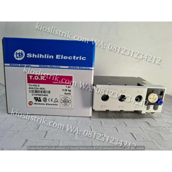 Overload AC Electric Overload Shihlin TH-P60 E 40A