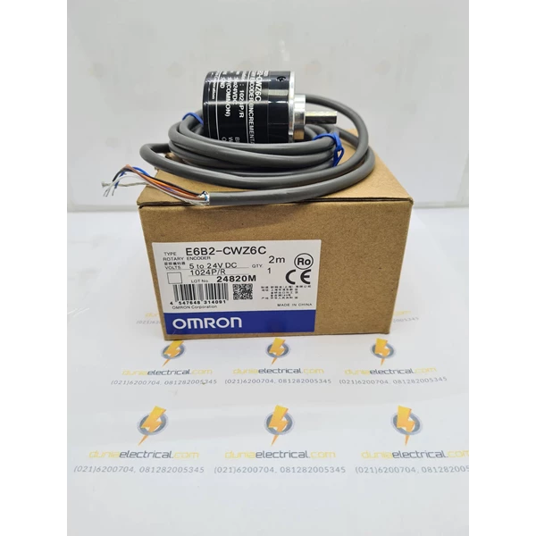  Omron E6B2-CWZ6C 1024 P/R 24 Vdc Rotary Encoder